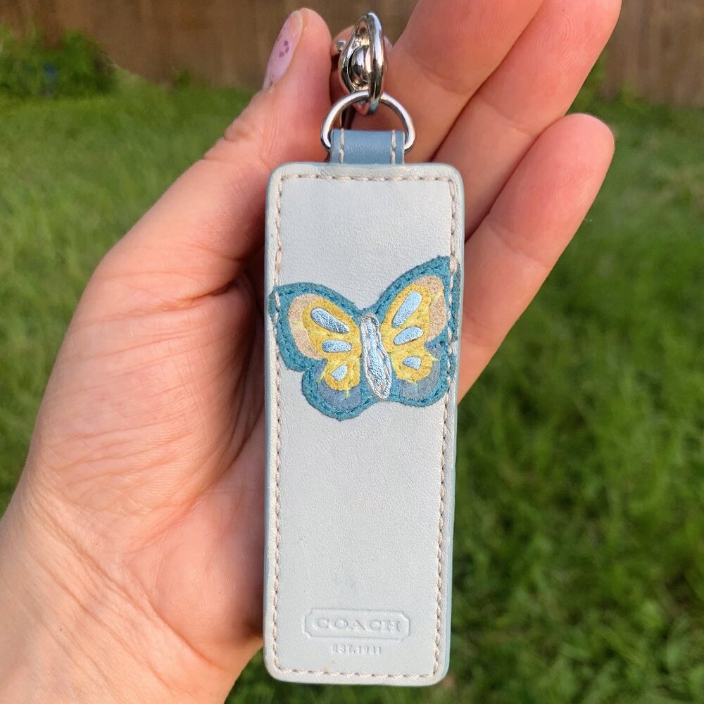 Coach Butterfly Cluster Bag Charm - Picture 4 of 11